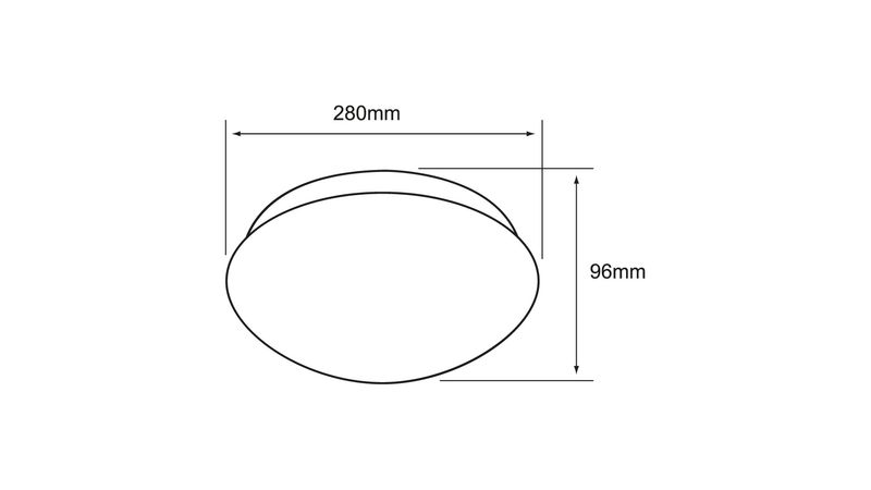 Lámpara de interior LED para sobreponer, 12 W, Luz de Día, sensor de  movimiento