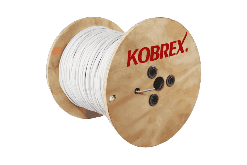 Cable Kobrex Vinikob Tipo Thhw Ls De 600v 90 Grados Rollo Calibre 2 En Blanco Electrify México 3767